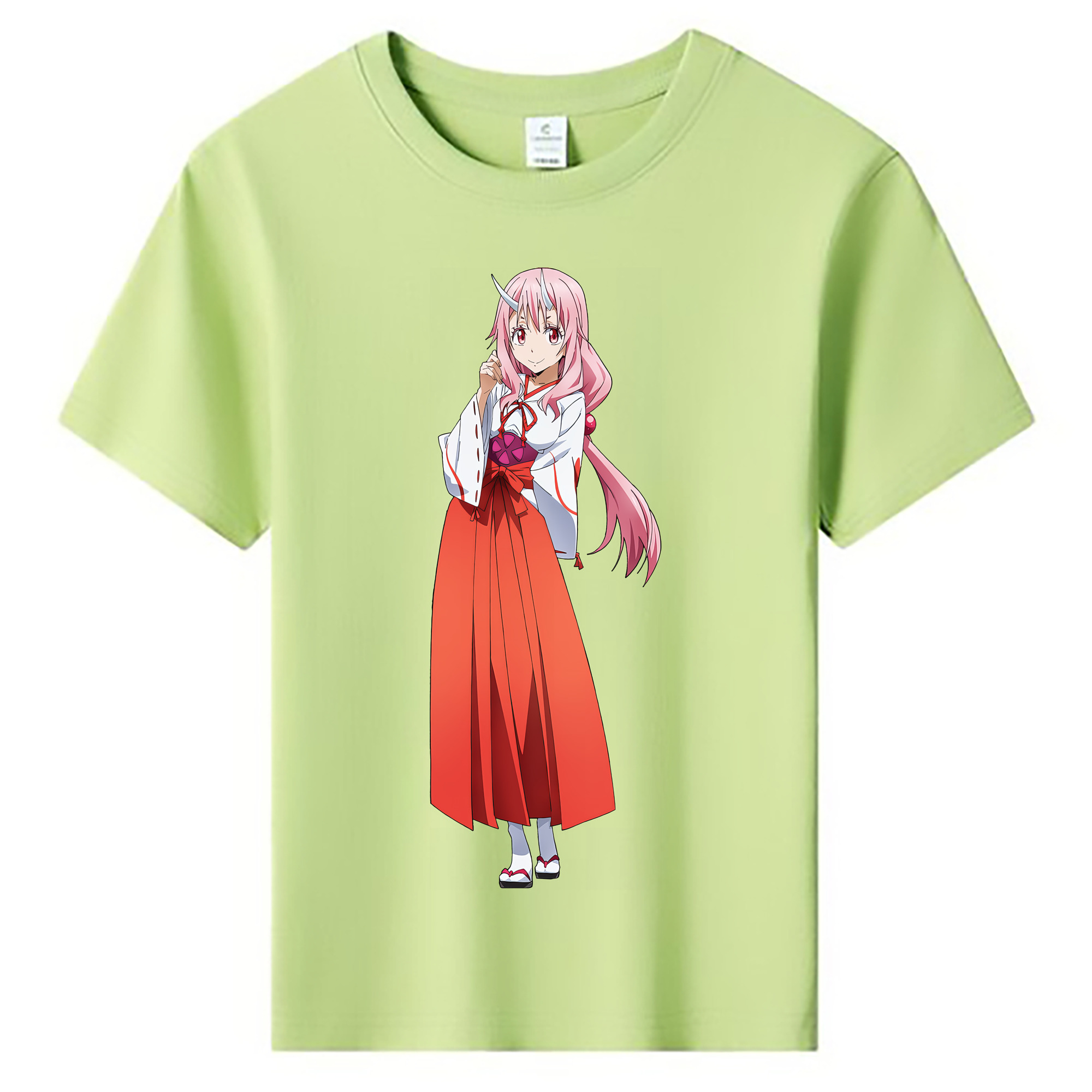 （画像用） 転スラ Regarding Reincarnated to Slime 綿100％キッズTシャツ（フロントプリント）